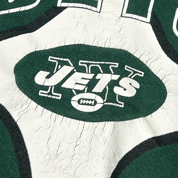 Vintage New York Jets 1990s NFL Football Pullover Jumper 90s Sweatshirt - Picture 4 of 5